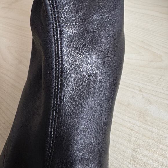 CHANEL Lambskin Leather Knee High  Cap Toe Riding Boots (box + dustbag) - Picture 8 of 16